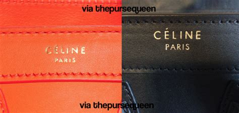 celine nano fake vs real|is celine a real bag.